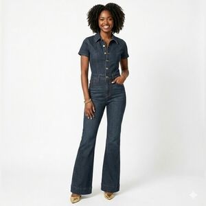 Jessica Simpson Cammie Denim Jumpsuit